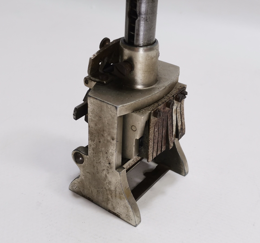 OSMANLI DÖNEMİ ÜZERİNDE SİRKECİ 71 YAZILI ÇOK NADİR TREN BİLETİ SERİ NUMARA DAMGASI - MÜHRÜ