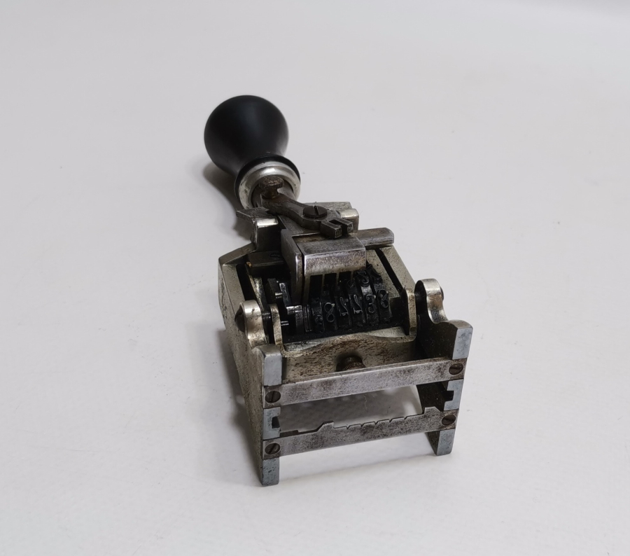 OSMANLI DÖNEMİ ÜZERİNDE SİRKECİ 71 YAZILI ÇOK NADİR TREN BİLETİ SERİ NUMARA DAMGASI - MÜHRÜ