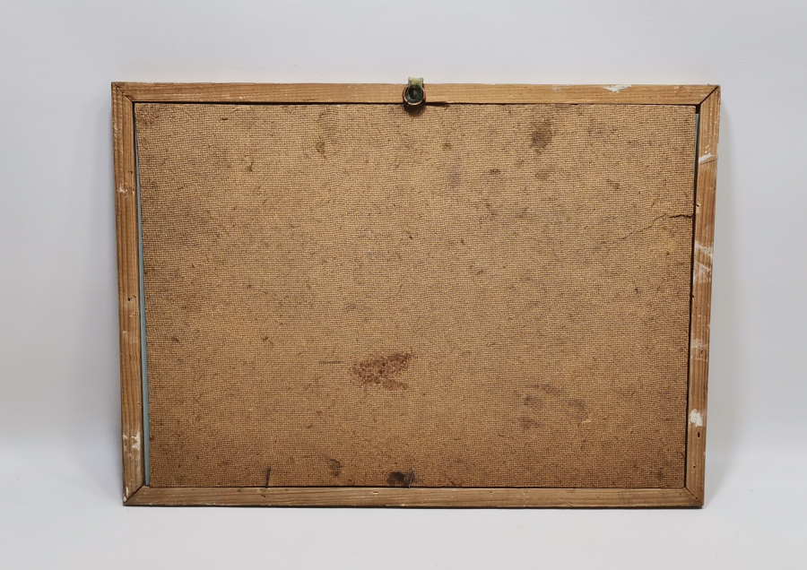 YA HAZRETİ MEVLANA YAZILI ANTİKA CAM ALTI MEVLEVİ HAT LEVHA