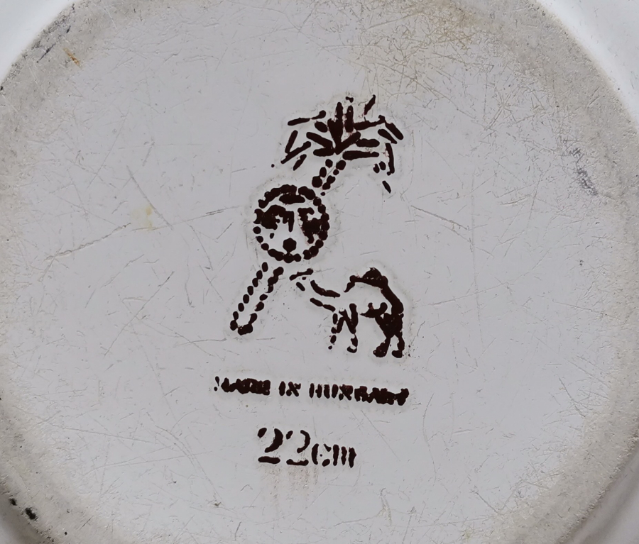 OSMANLI DÖNEMİ AY YILDIZLI BÜYÜK BOY EMAYE KASE