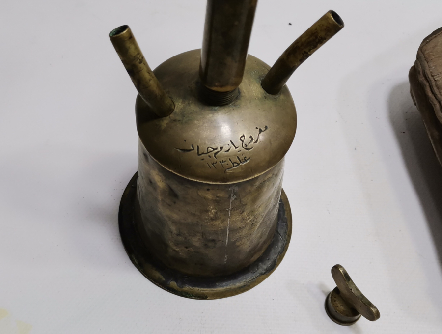 ÜZERİ OSMANLICA YAZILI ÇOK NADİR KUYUMCU TAKIMI 