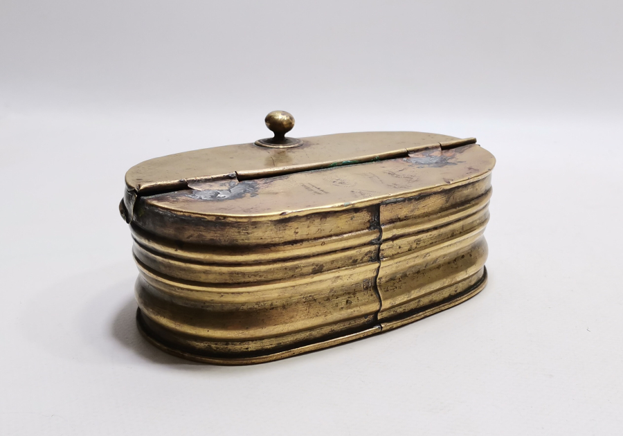 1895 TARİHLİ OSMANLI DÖNEMİ RUM İŞİ ÇOK NADİR KAHVECİ İŞİ KAHVE KUTUSU