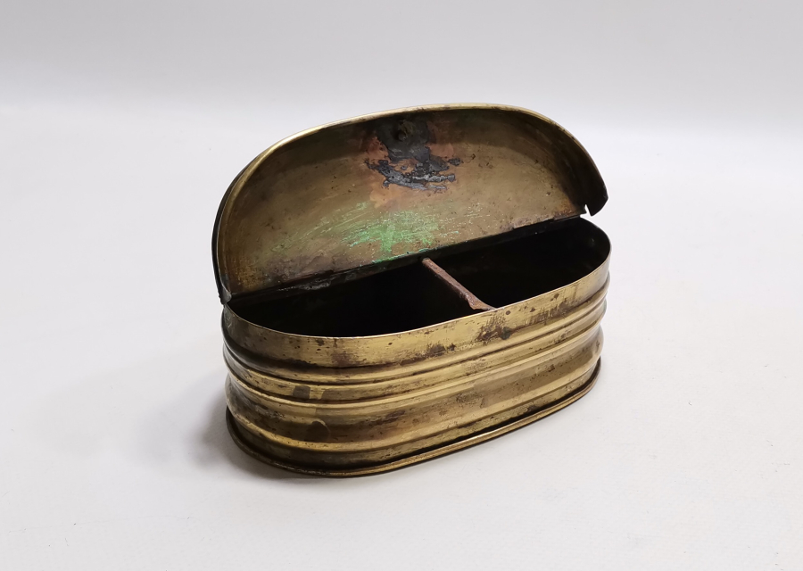 1895 TARİHLİ OSMANLI DÖNEMİ RUM İŞİ ÇOK NADİR KAHVECİ İŞİ KAHVE KUTUSU