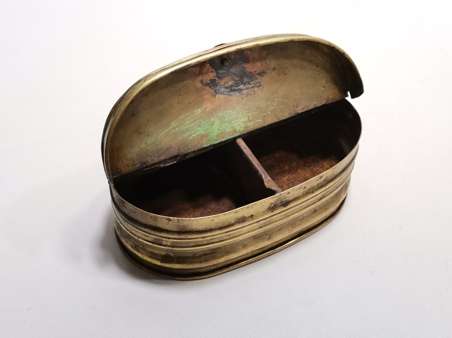 1895 TARİHLİ OSMANLI DÖNEMİ RUM İŞİ ÇOK NADİR KAHVECİ İŞİ KAHVE KUTUSU