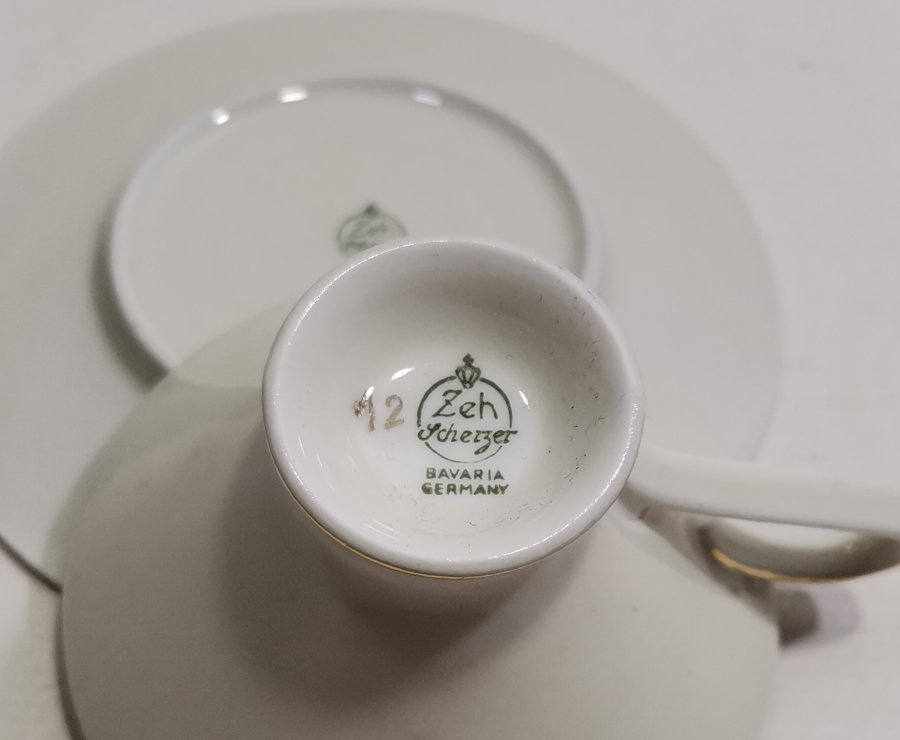 BAVARİA MARKA ANTİKA PORSELEN KAHVE FİNCANI