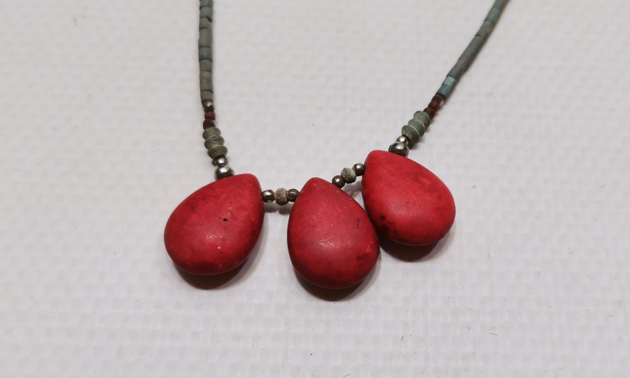 DOĞAL TAŞLI TÜRKMEN İŞİ ANTİKA GERDANLIK