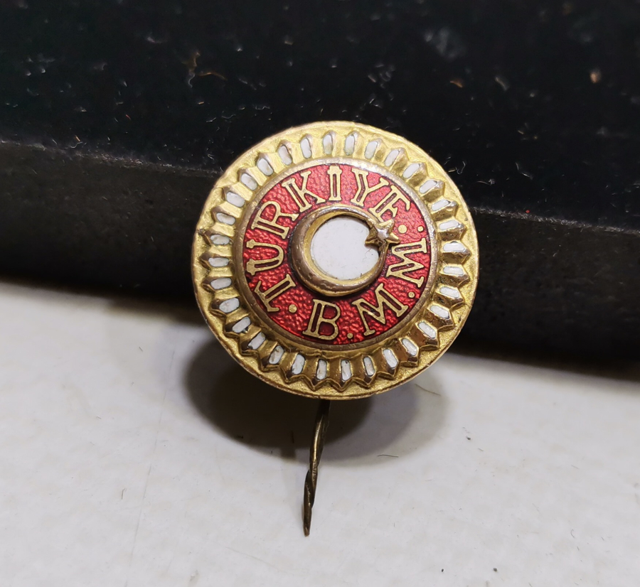 MİNE İŞÇİLİKLİ ANTİKA MİLLETVEKİLİ ROZETİ - VEKİL ROZETİ