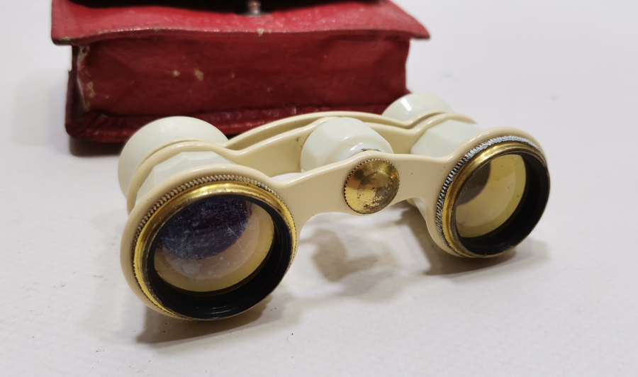 ORJİNAL DERİ KUTUSUNDA OPERA DÜRBÜNÜ - TİYATRO DÜRBÜNÜ