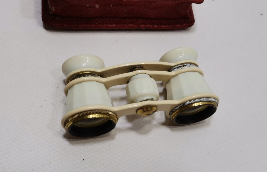 ORJİNAL DERİ KUTUSUNDA OPERA DÜRBÜNÜ - TİYATRO DÜRBÜNÜ