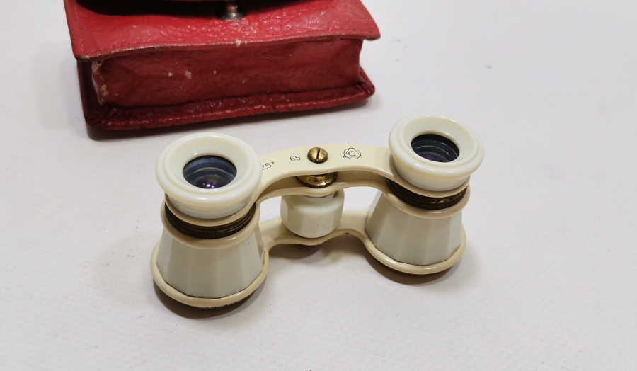 ORJİNAL DERİ KUTUSUNDA OPERA DÜRBÜNÜ - TİYATRO DÜRBÜNÜ