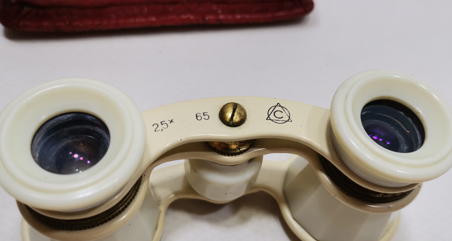 ORJİNAL DERİ KUTUSUNDA OPERA DÜRBÜNÜ - TİYATRO DÜRBÜNÜ