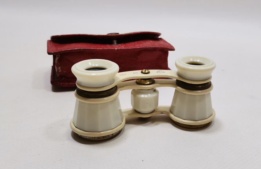 ORJİNAL DERİ KUTUSUNDA OPERA DÜRBÜNÜ - TİYATRO DÜRBÜNÜ