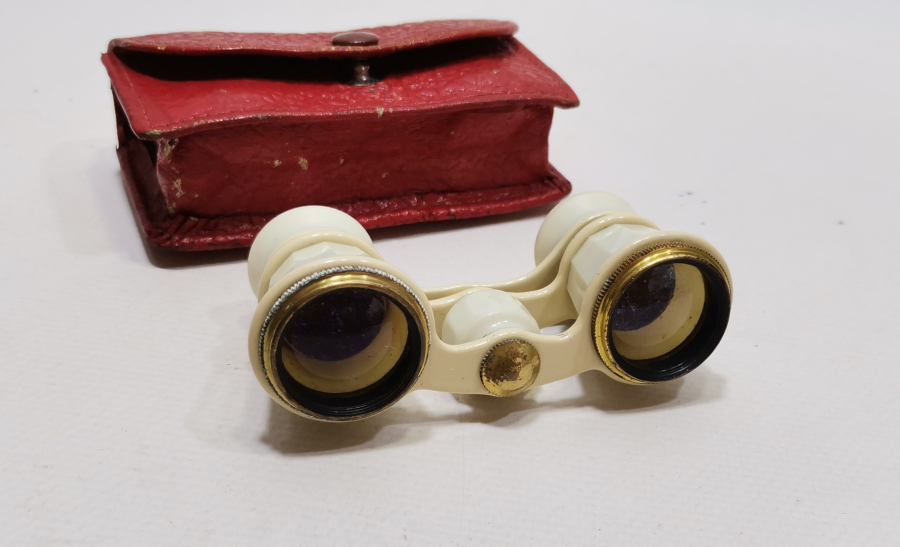 ORJİNAL DERİ KUTUSUNDA OPERA DÜRBÜNÜ - TİYATRO DÜRBÜNÜ