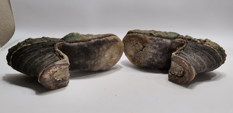 OSMANLI DÖNEMİ 1800 BAŞLARI ÇOK NADİR EL YAPIMI HANIM AYAKKABISI