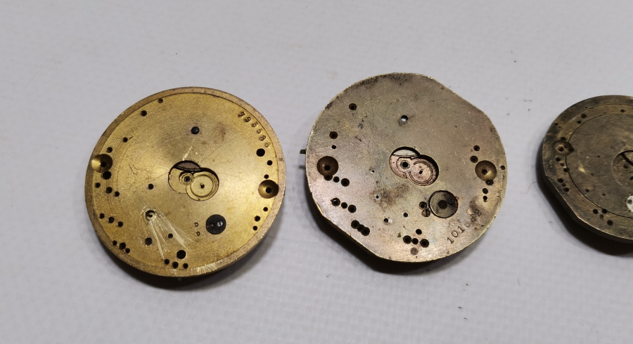 OSMANLI DÖNEMİ CEP SAATİ MEKANİZMALARI LOTU