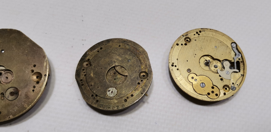 OSMANLI DÖNEMİ CEP SAATİ MEKANİZMALARI LOTU