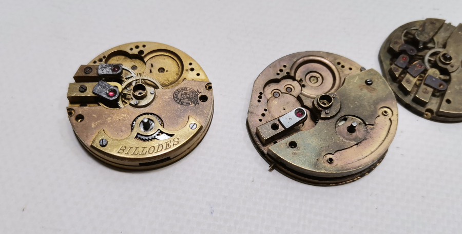 OSMANLI DÖNEMİ CEP SAATİ MEKANİZMALARI LOTU