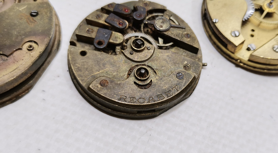 OSMANLI DÖNEMİ CEP SAATİ MEKANİZMALARI LOTU