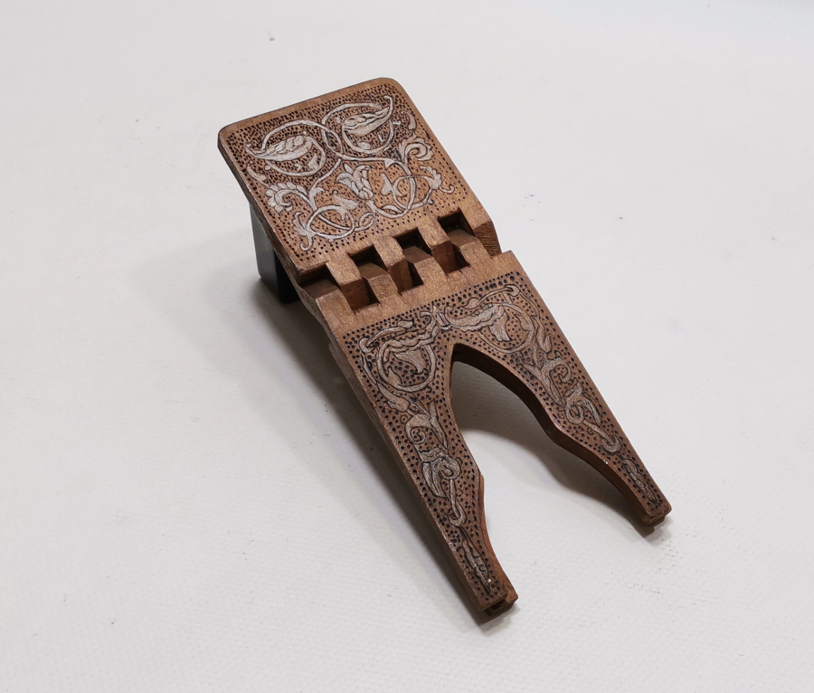 OSMANLI DÖNEMİ ÇOK NADİR EL OYMA İŞÇİLİKLİ RAHLE