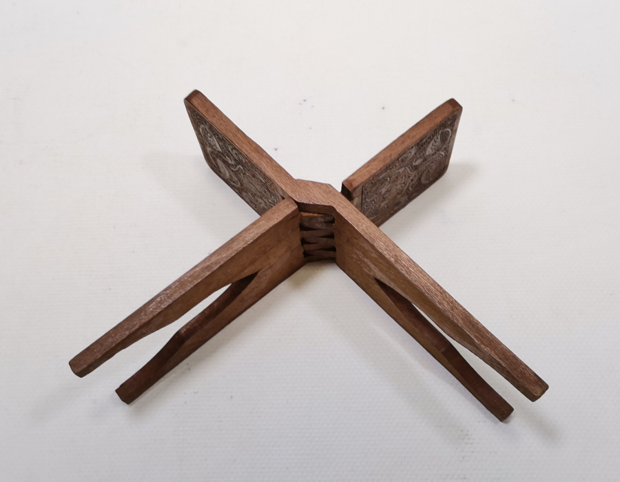 OSMANLI DÖNEMİ ÇOK NADİR EL OYMA İŞÇİLİKLİ RAHLE