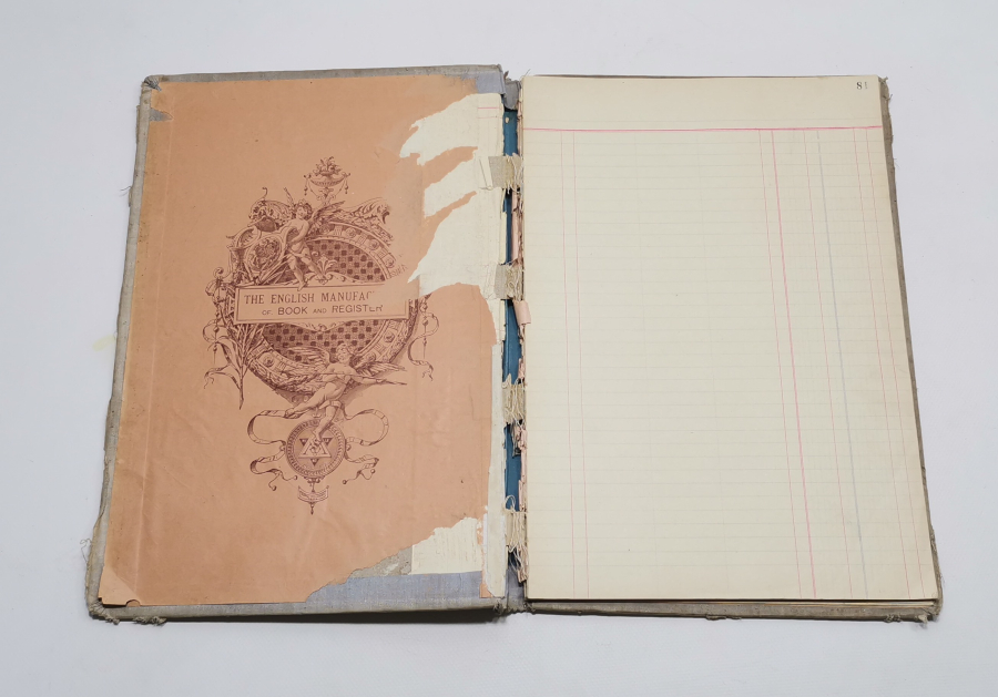 OSMANLI DÖNEMİ DEV BOYDA RUMCA YAZILI DEFTER