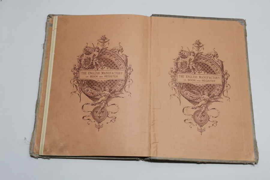 OSMANLI DÖNEMİ DEV BOYDA RUMCA YAZILI DEFTER