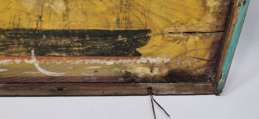 OSMANLI DÖNEMİ GEMİLİ SANDIK KAPAĞI