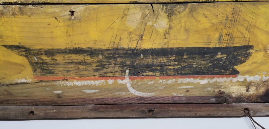 OSMANLI DÖNEMİ GEMİLİ SANDIK KAPAĞI