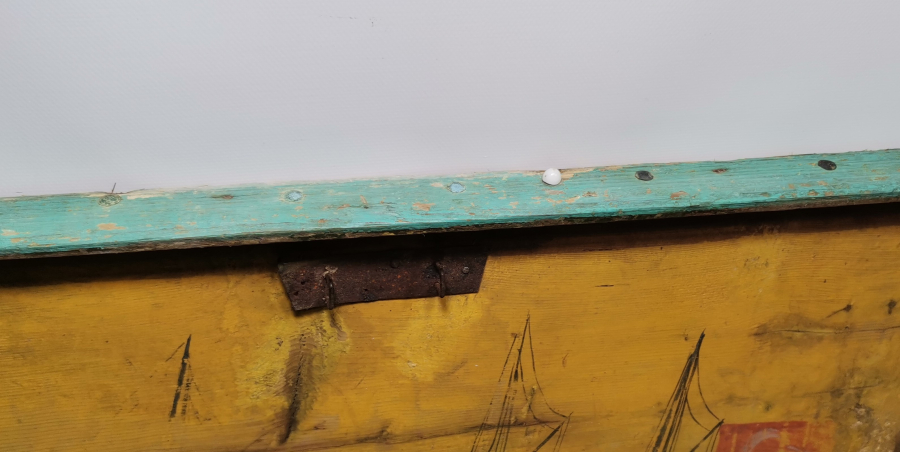 OSMANLI DÖNEMİ GEMİLİ SANDIK KAPAĞI