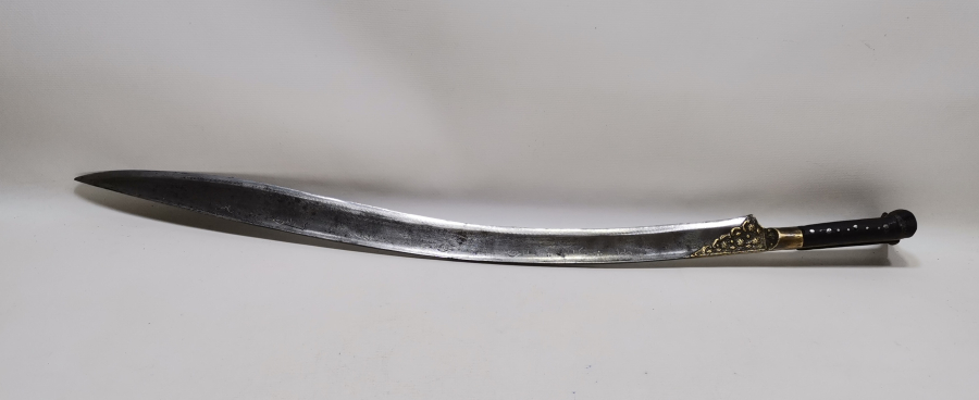 OSMANLI DÖNEMİ GÜMÜŞ ÇAKMA İŞÇİLİKLİ ÇOK NADİR YENİÇERİ CELLAT YATAĞANI