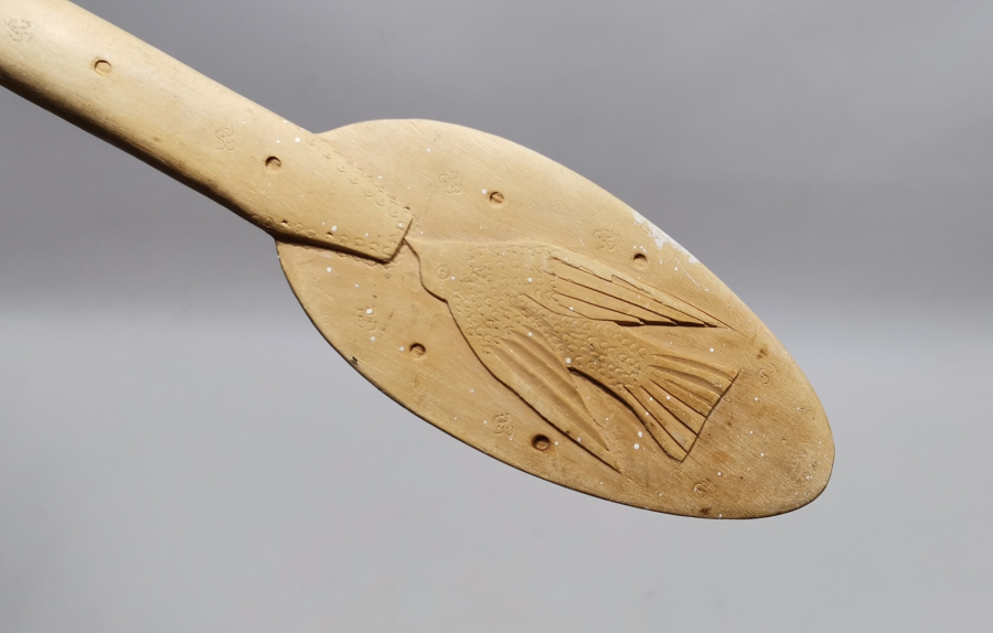 OSMANLI DÖNEMİ NADİR FORMDA TEKKE İŞİ SIRT KAŞIYICI