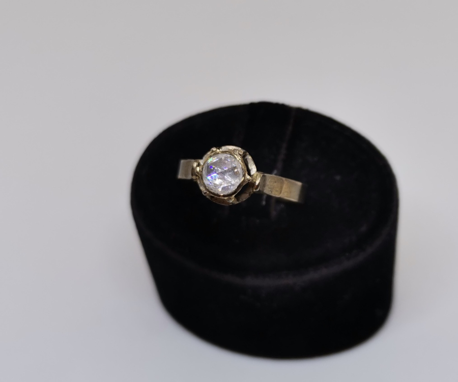 OSMANLI DÖNEMİ TEK TAŞ ELMAS YÜZÜK