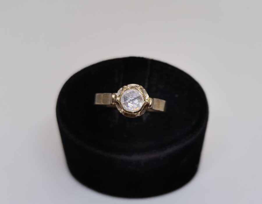 OSMANLI DÖNEMİ TEK TAŞ ELMAS YÜZÜK