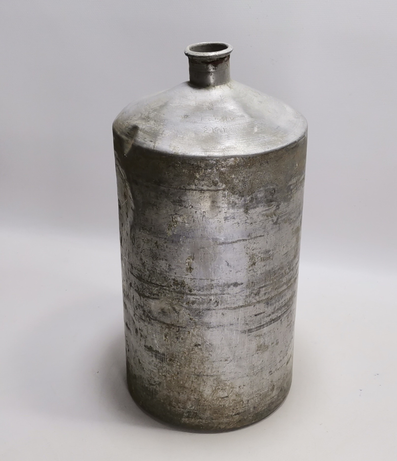 OSMANLI DÖNEMİ ÜZERİ OSMANLICA YAZILI ASKERİ İLAÇ ŞİŞESİ