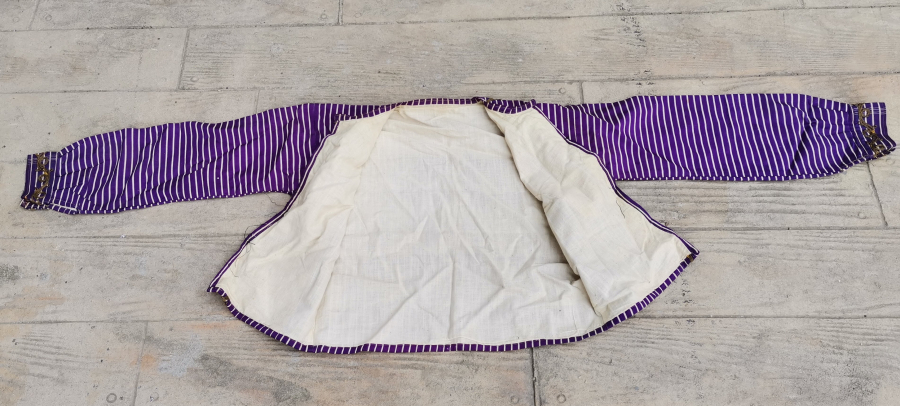 OSMANLI DÖNEMİ YAN KISIMLARI AY YILDIZLI SIRMA İŞÇİLİKLİ AĞIR TAKIM  ŞALVAR CEPKEN TAKIMI