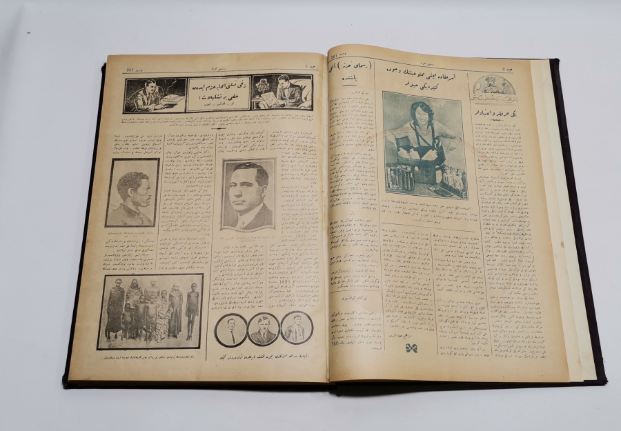 OSMANLICA RESİMLİ GAZETELERİN BİR ARADA OLDUĞU ANSİKLOPEDİ