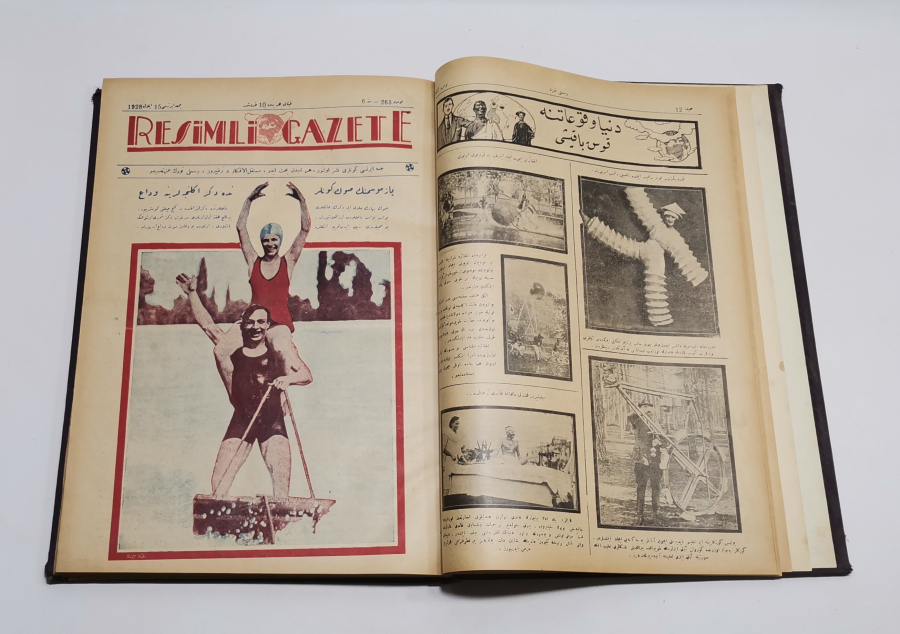 OSMANLICA RESİMLİ GAZETELERİN BİR ARADA OLDUĞU ANSİKLOPEDİ