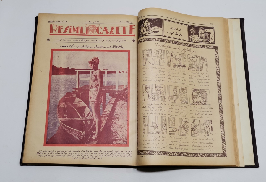 OSMANLICA RESİMLİ GAZETELERİN BİR ARADA OLDUĞU ANSİKLOPEDİ