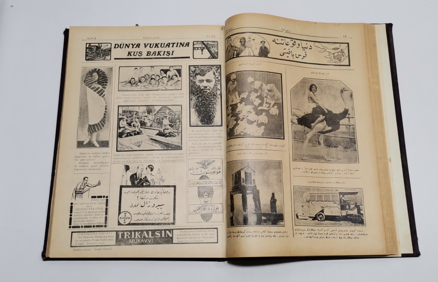 OSMANLICA RESİMLİ GAZETELERİN BİR ARADA OLDUĞU ANSİKLOPEDİ