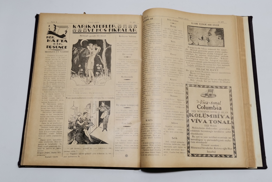 OSMANLICA RESİMLİ GAZETELERİN BİR ARADA OLDUĞU ANSİKLOPEDİ