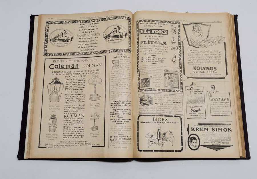 OSMANLICA RESİMLİ GAZETELERİN BİR ARADA OLDUĞU ANSİKLOPEDİ