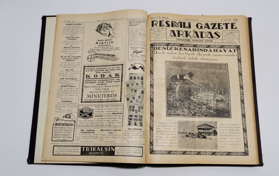 OSMANLICA RESİMLİ GAZETELERİN BİR ARADA OLDUĞU ANSİKLOPEDİ