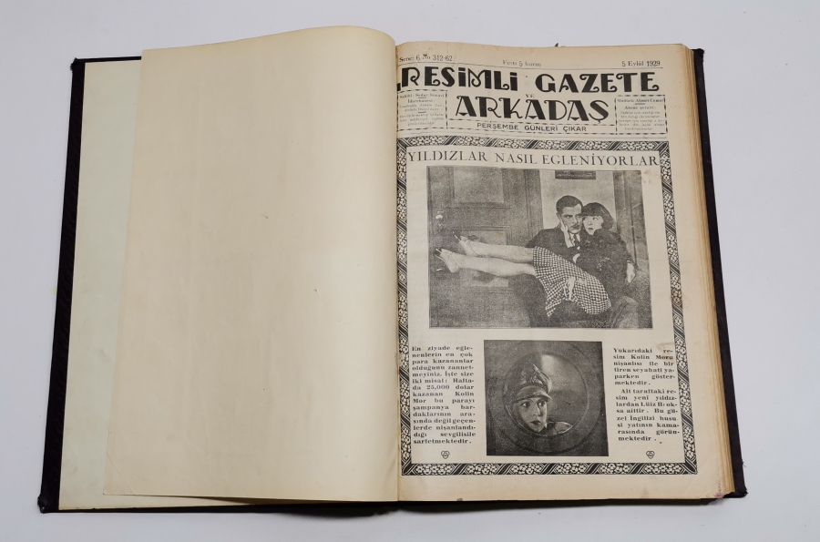 OSMANLICA RESİMLİ GAZETELERİN BİR ARADA OLDUĞU ANSİKLOPEDİ