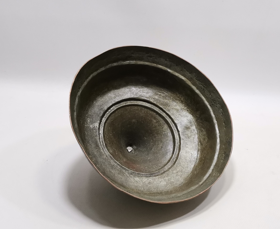 ÜZERİ OSMANLICA YAZILI OSMANLI DÖNEMİ BAKIR KAPAK