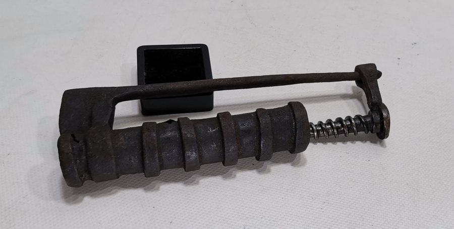 ÜZERİ OSMANLICA YAZILI OSMANLI DÖNEMİ EL YAPIMI NADİR KİLİT