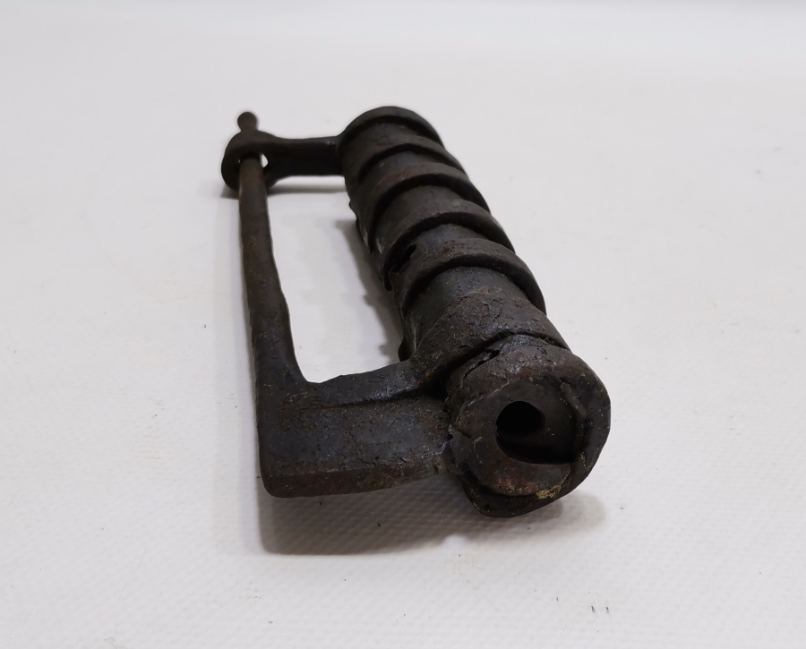 ÜZERİ OSMANLICA YAZILI OSMANLI DÖNEMİ EL YAPIMI NADİR KİLİT