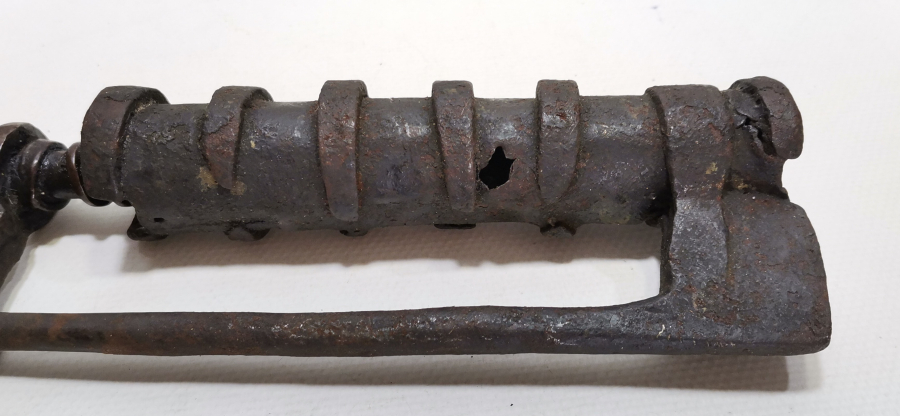 ÜZERİ OSMANLICA YAZILI OSMANLI DÖNEMİ EL YAPIMI NADİR KİLİT