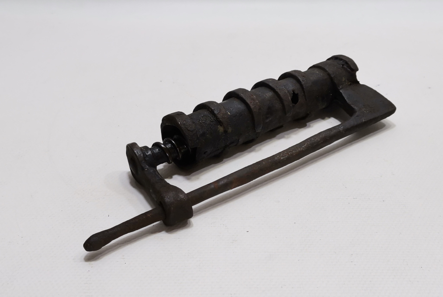 ÜZERİ OSMANLICA YAZILI OSMANLI DÖNEMİ EL YAPIMI NADİR KİLİT