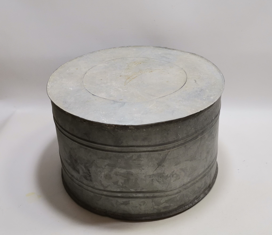 ÜZERİNDE OSMANLICA RODOS YAZILI ÇOK NADİR BÜYÜK BOY GAZ YAĞI TENEKESİ