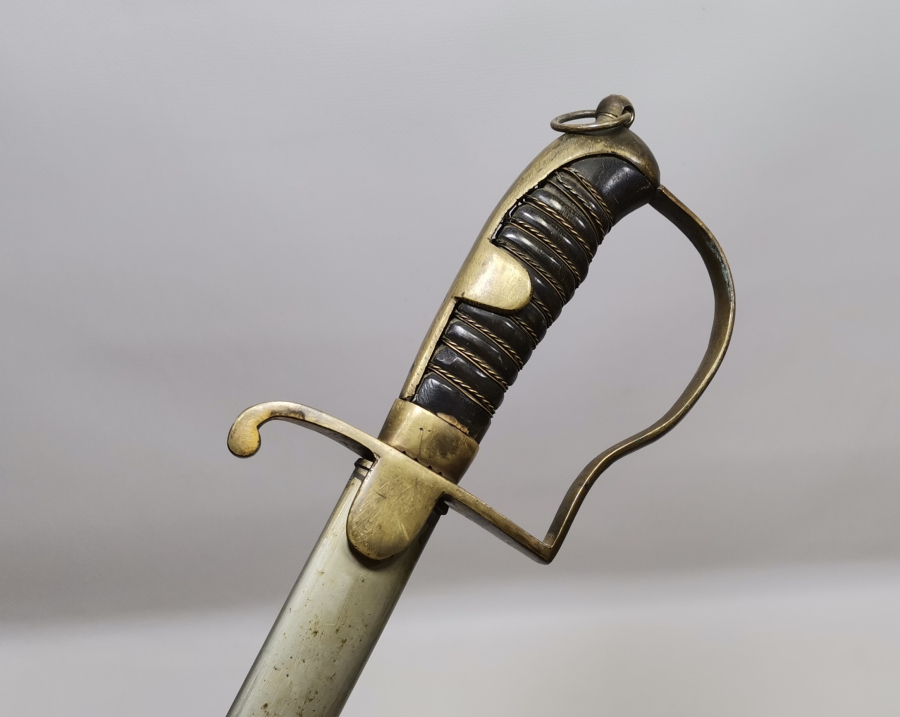 OSMANLI DÖNEMİ EL KAZIMA AY YILDIZLI SUBAY KILICI